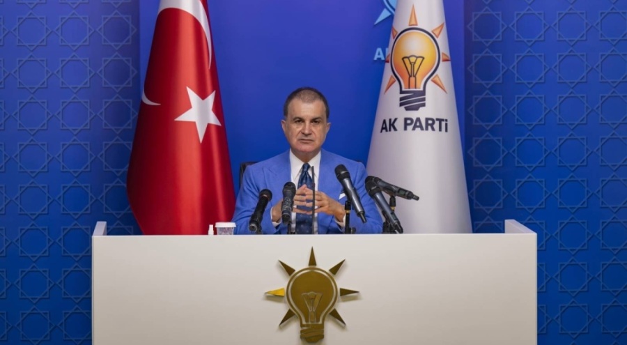 AK Parti Sözcüsü Ömer Çelik açıklama yapıyor