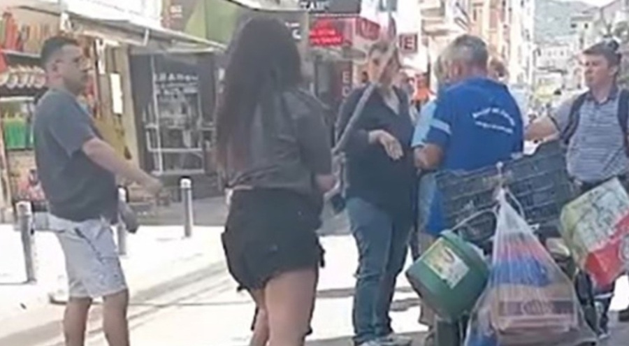 Belediye işçisini darbeden 2 genç kız tutuklandı