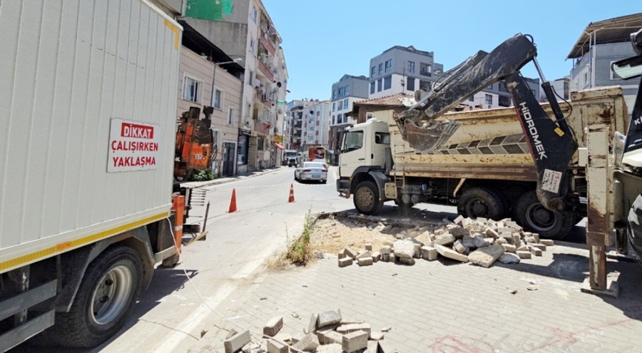 Mudanya'da alternatif yolda genişletme çalışmaları başladı