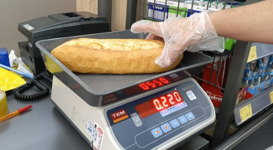 Gemlik'te zincir marketlere düşük gramajlı ekmek cezası