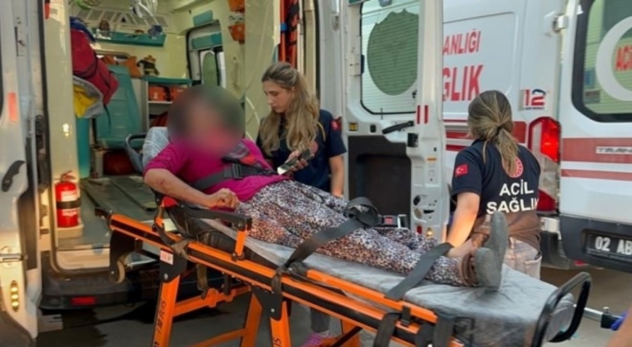 Kadına taşla saldırdılar!