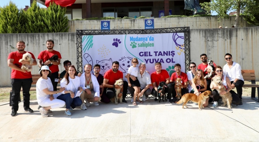 Mudanya Belediyesi can dostlar için sahiplendirme şenliği düzenledi