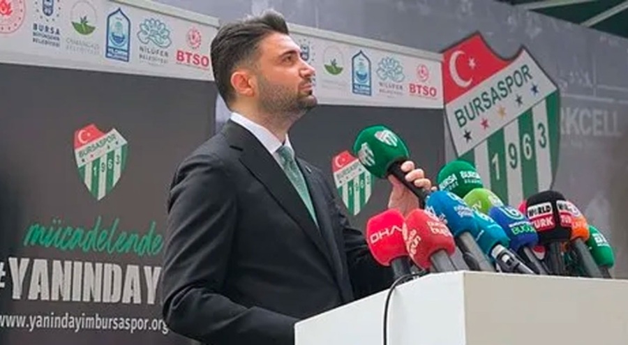 Bursaspor Başkanı Enes Çelik 'son' diyerek açıkladı: Tarih verdi