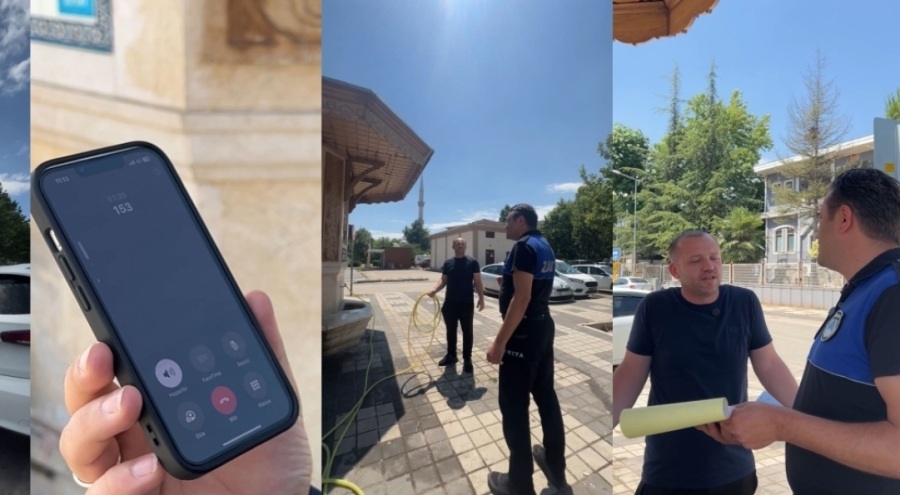 İnegöl Belediyesi'nden su israfına karşı mesaj