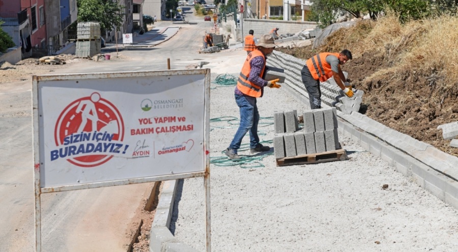 Osmangazi Belediyesi'nin güvenli ulaşım çalışmaları sürüyor