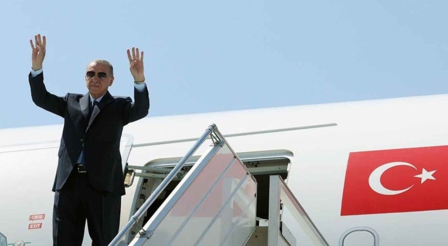Cumhurbaşkanı Erdoğan, Azerbaycan'a gitti