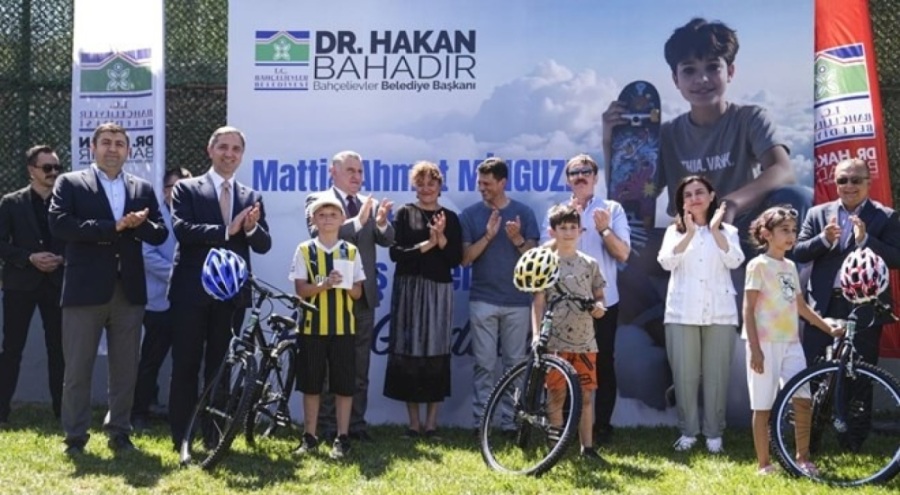 Bahçelievler'de Mattia Ahmet Minguzzi Skate Parkı açıldı