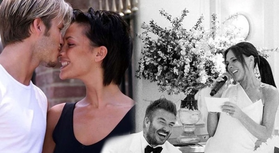Beckham çiftinden 26. evlilik yıl dönümü kutlaması pozları