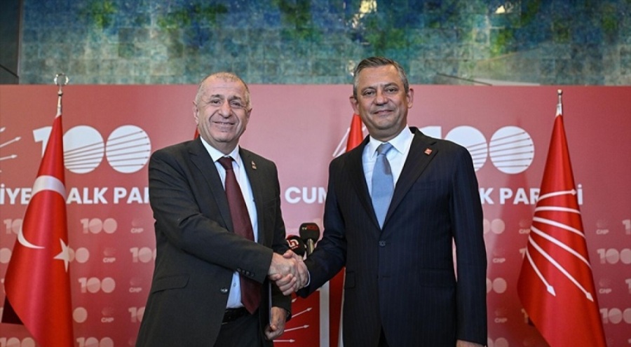Zafer Partisi Genel Başkanı Ümit Özdağ'dan CHP'ye destek ziyareti