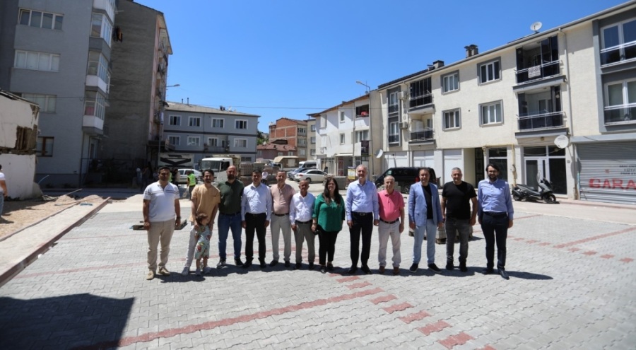 İnegöl'de kamulaştırılan alanlar otoparka dönüşüyor