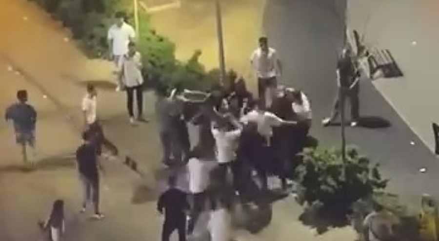 Bursa Osmangazi'de asker eğlencesinde silahlar konuştu