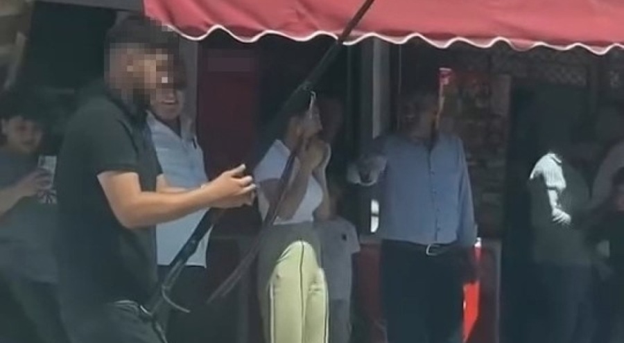 Bursa'da asker uğurlamasında havaya mermi yağmuru