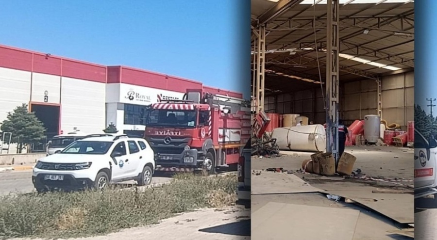 Aksaray'da fabrikada patlama! Ölü ve yaralılar var
