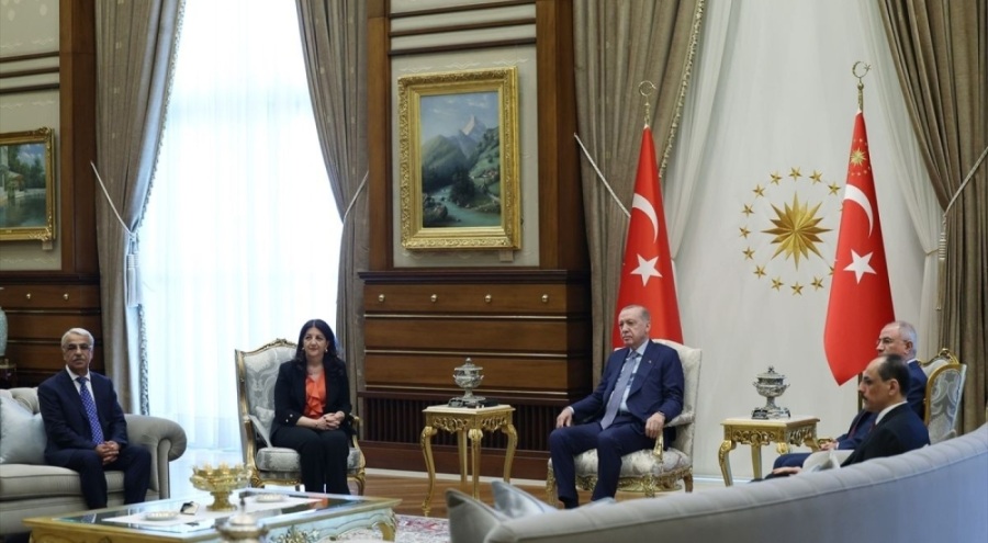 Cumhurbaşkanı Erdoğan - DEM Parti heyeti görüşmesi başladı