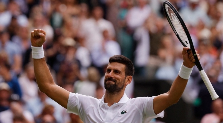 Novak Djokovic, Wimbledon'da çeyrek finale yükseldi