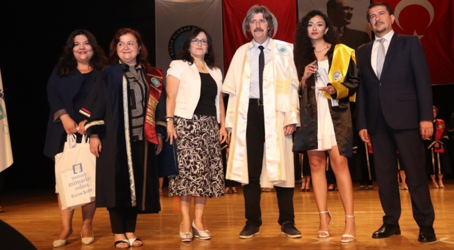 Bursa Uludağ Üniversitesi Mimarlık Bölümü öğrencilerinin mezuniyet coşkusu!