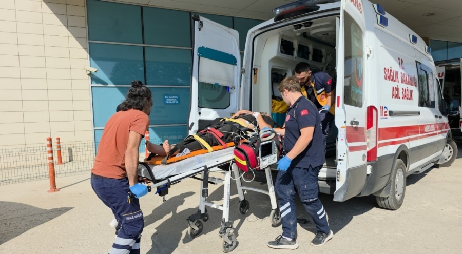 Bursa'da elektrik akımına kapılan işçi yaralandı