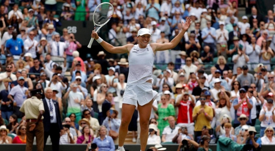 Iga Swiatek, Wimbledon'da yarı finale yükseldi