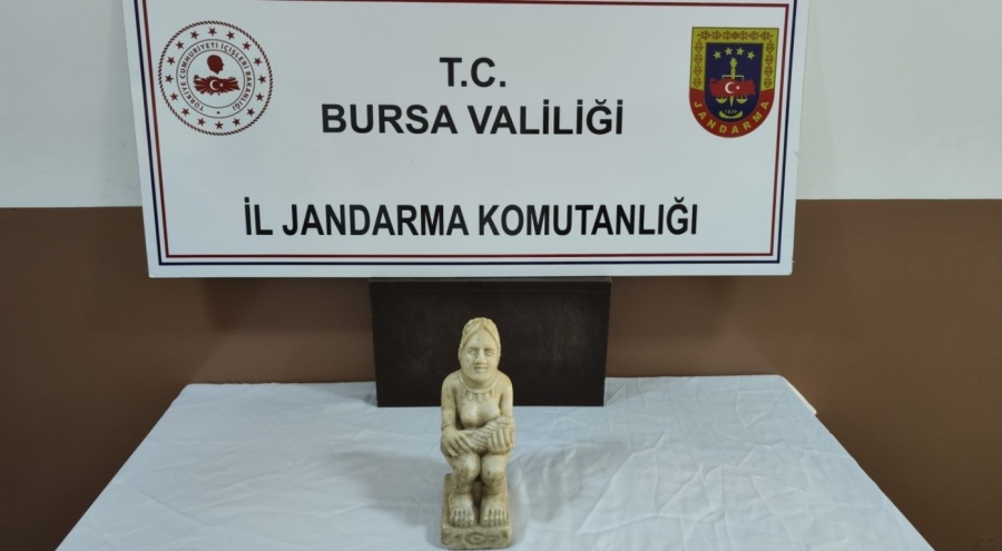Bursa'da Antik Roma dönemine ait 1700 yıllık tarihi eser ele geçirildi