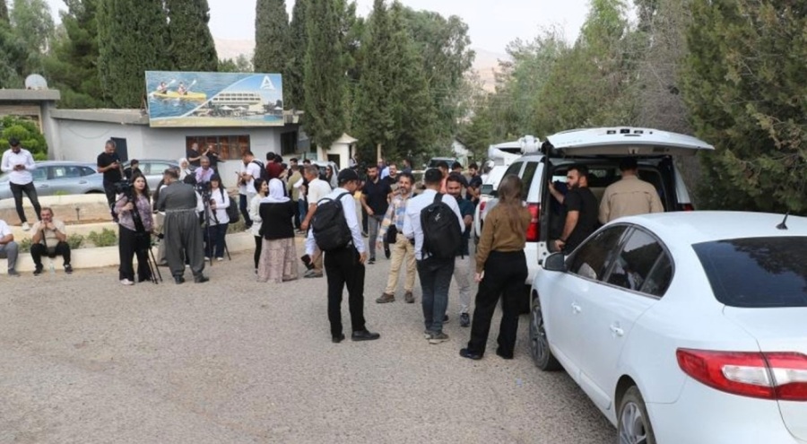 Terör örgütü PKK'nın silah bırakacağı eylemi birçok ülkeden yüzlerce basın mensubu takip ediyor