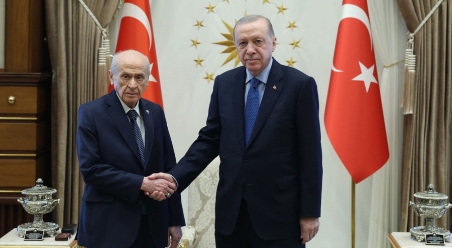 Erdoğan ve Bahçeli arasında 'Terörsüz Türkiye' görüşmesi