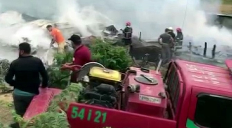 Yaylada yangın paniği!