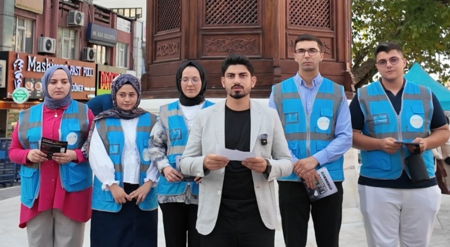 Osmangazi Gençliğinden broşürlü vicdan çağrısı