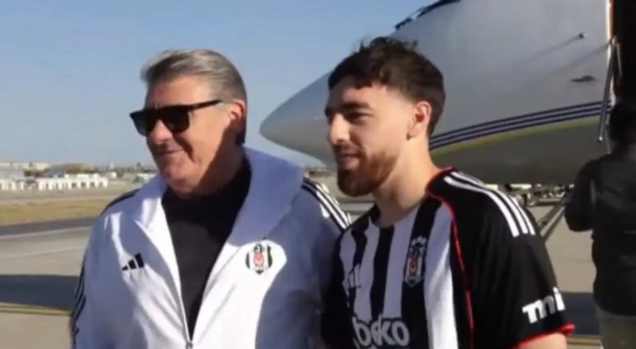 Orkun Kökçü, Beşiktaş için İstanbul'a geldi