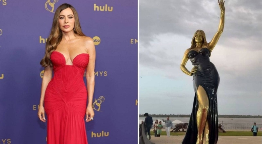 Sofia Vergara'nın heykeli dikildi