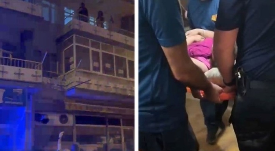 Erkek arkadaşı tarafından balkondan atılan kadın yaşam savaşı veriyor