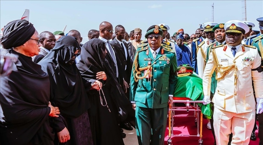Eski Nijerya Devlet Başkanı Buhari, son yolculuğuna uğurlandı