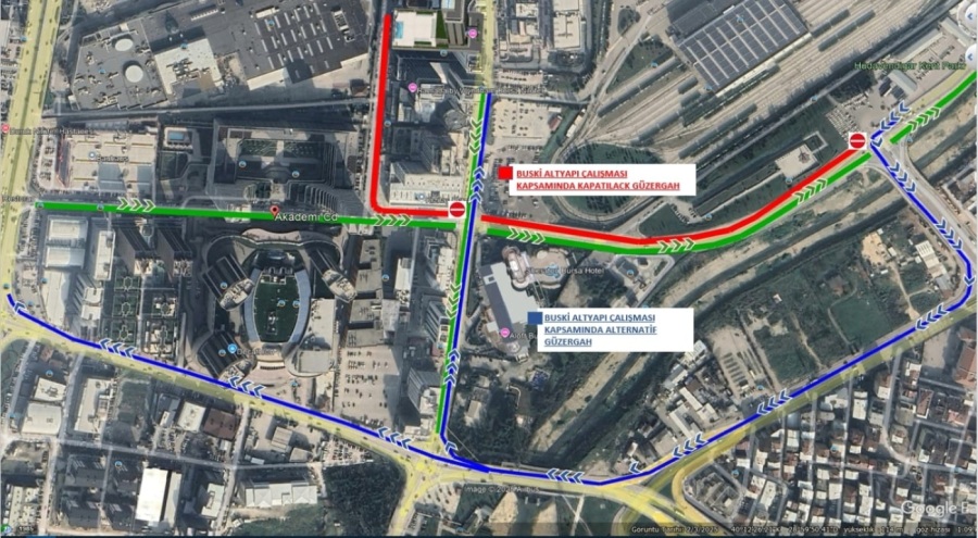 Bursa'da trafik düzenlemesi! Akademi Caddesi 1 ay kapatılıyor