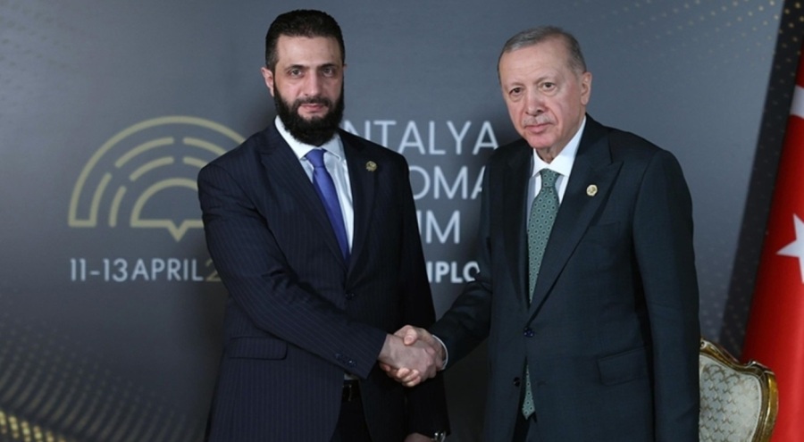 Cumhurbaşkanı Erdoğan, Ahmed Şara ile görüştü