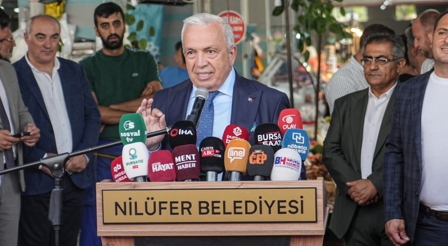 Nilüfer'de Kapalı Pazar ve yeni Muhtarlık binası hizmete açıldı