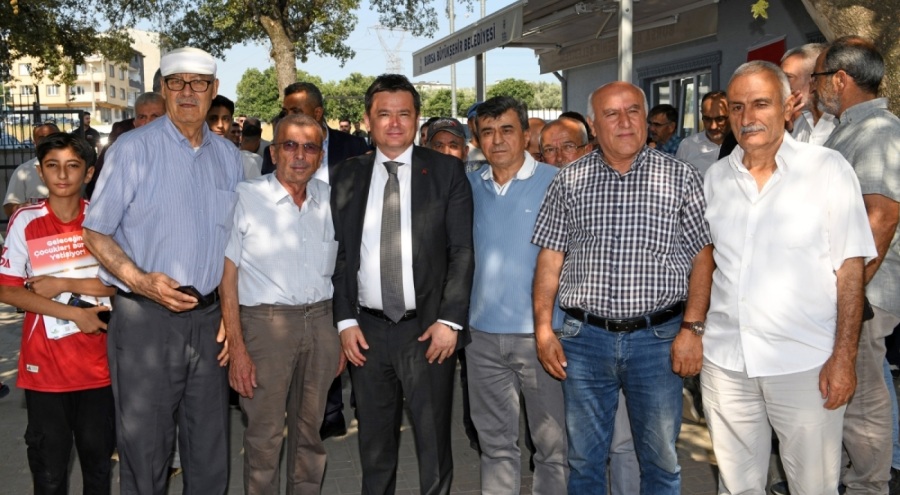 Osmangazi Belediye Başkanı Aydın Güneştepe'de vatandaşla buluştu