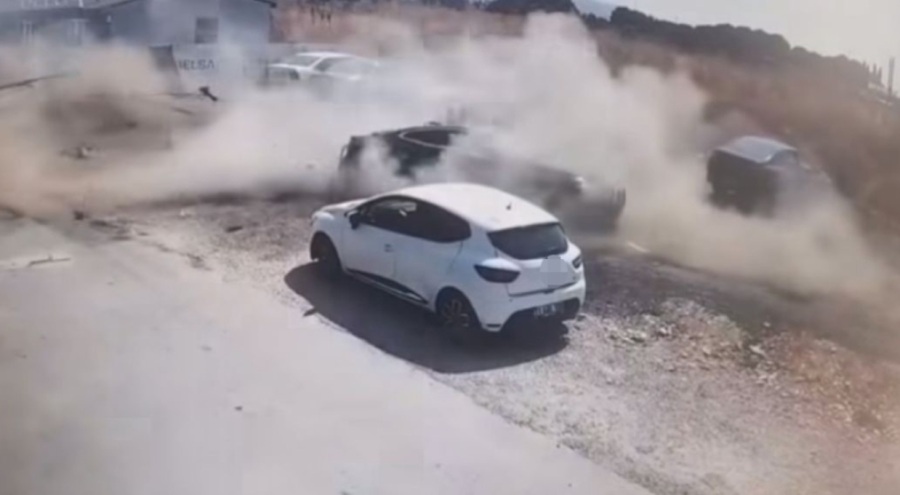 Bursa'da facia teğet geçti!