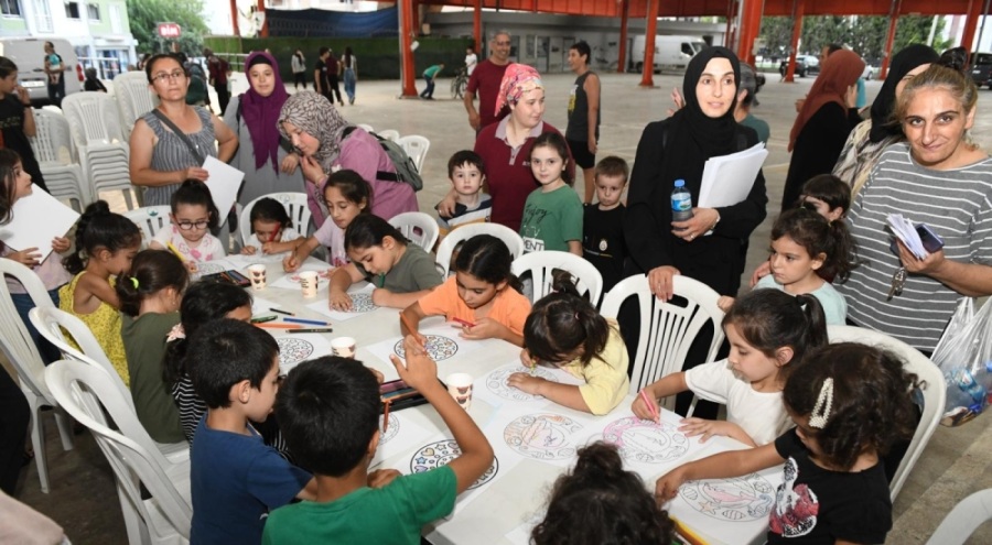 Osmangazi'de yaz etkinliklerinde çocuklar ve aileler doyasıya eğlendi
