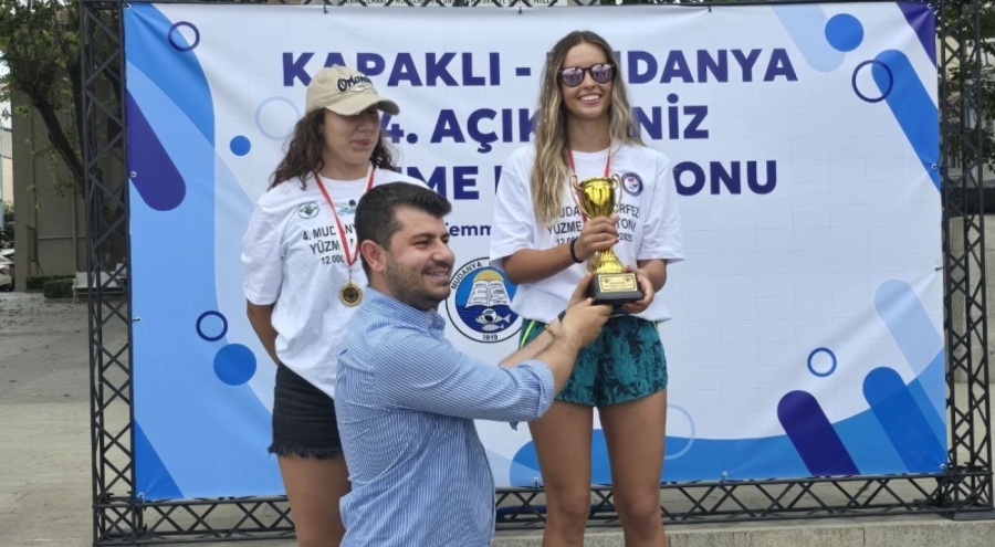 Mudanya Körfezi Açık Deniz Yüzme Maratonu'nun kazananları belli oldu