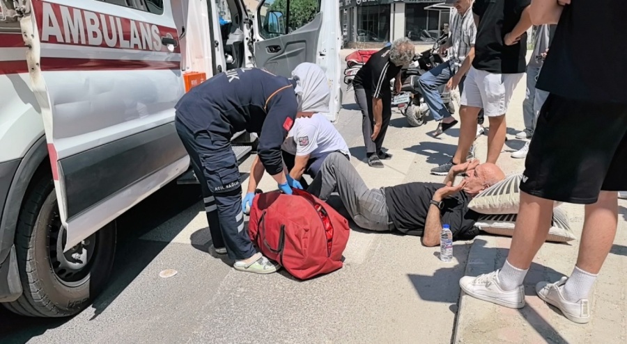 Bursa'da cip ile elektrikli bisiklet çarpıştı! Sürücü yaralandı