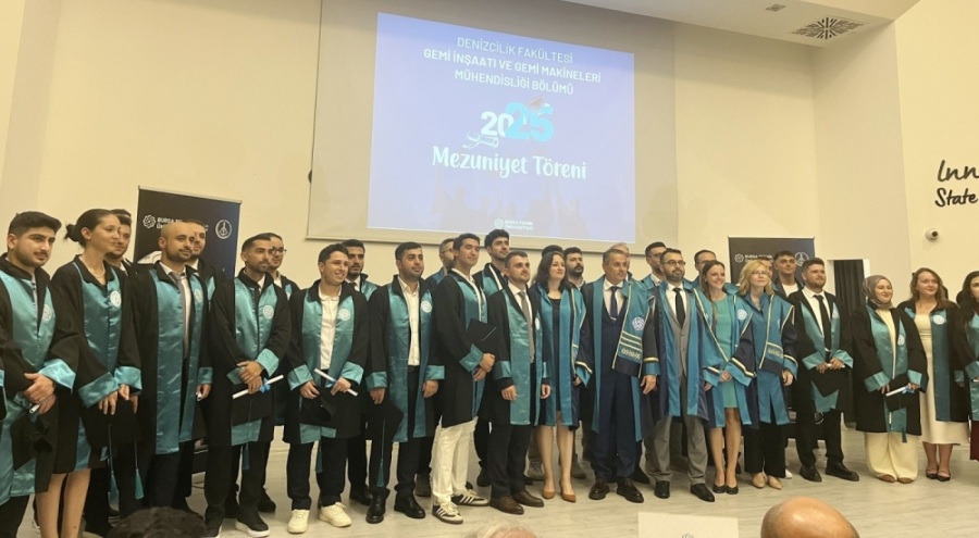 Bursa Teknik Üniversitesi Denizcilik Fakültesi ilk mezunlarını verdi
