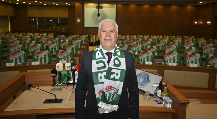 Bursaspor taraftarından, Başkan Bozbey'e teşekkür yağmuru