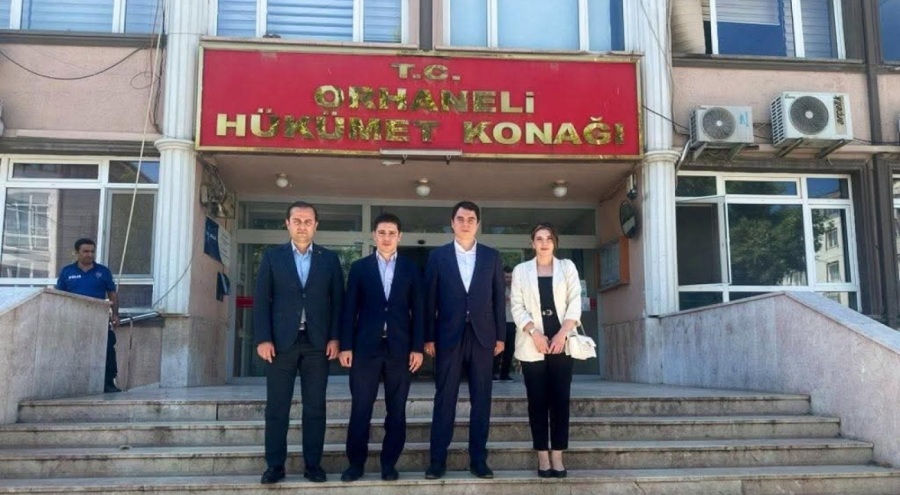 Bursa'nın dağ ilçelerinin kaymakamlarından Orhaneli Kaymakamı Tuna'ya ziyaret