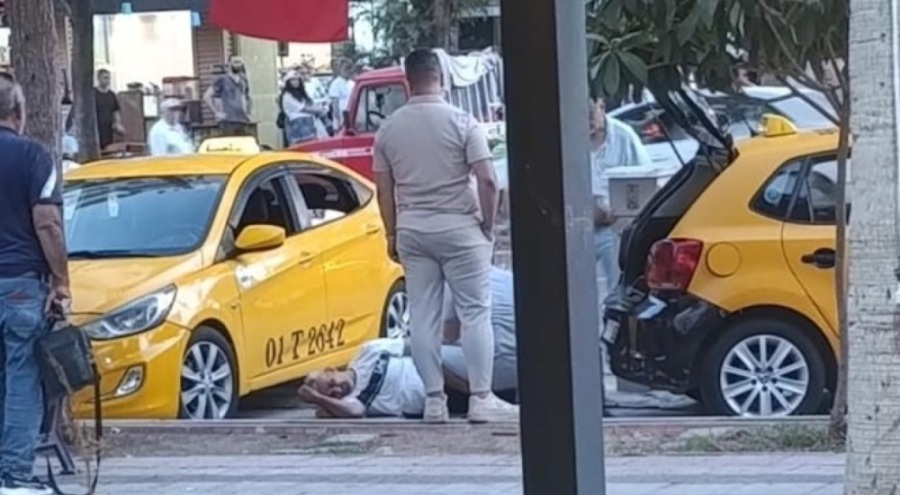 Taksi durağına silahlı saldırı: İki taksici yaralı