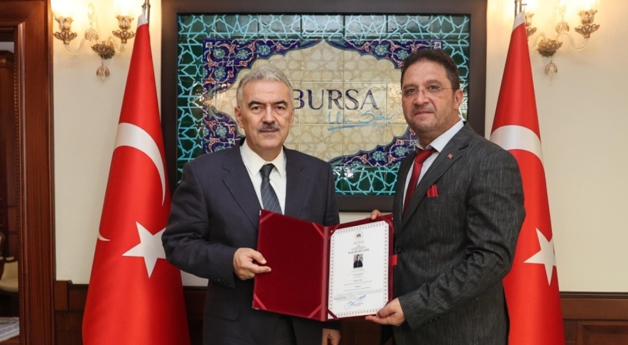 Osman Başeğmez'den Vali Ayyıldız'a veda ziyareti
