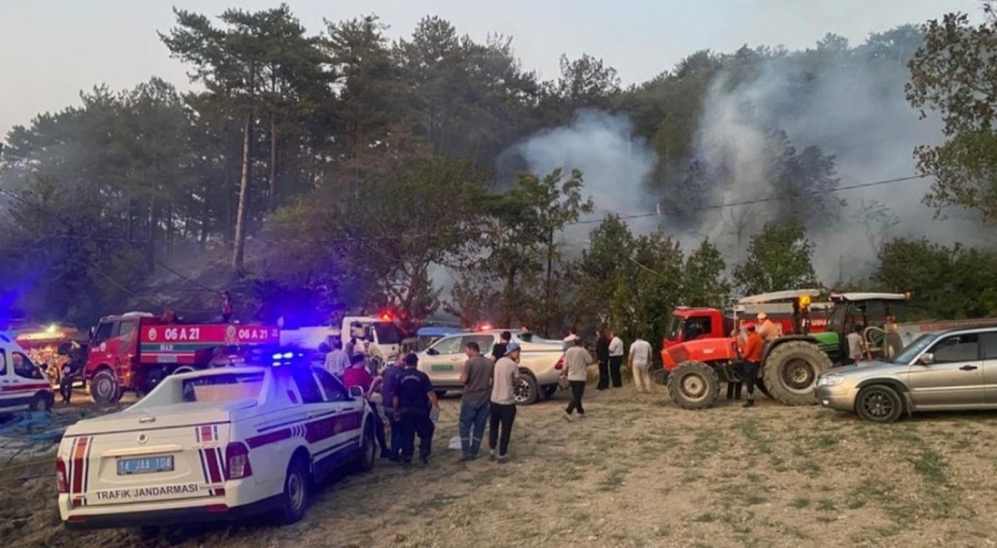 Bolu'da çıkan orman yangını kontrol altına alındı
