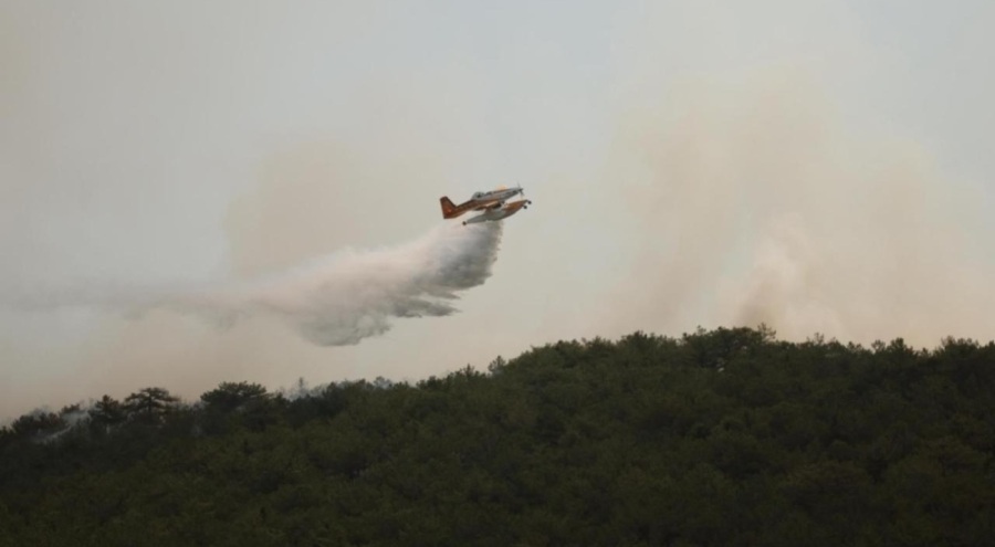 10 noktada alevlerle mücadele sürüyor