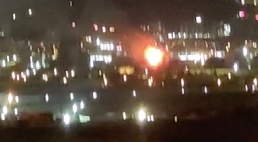 Konveyör bant fabrikasında yangın çıktı