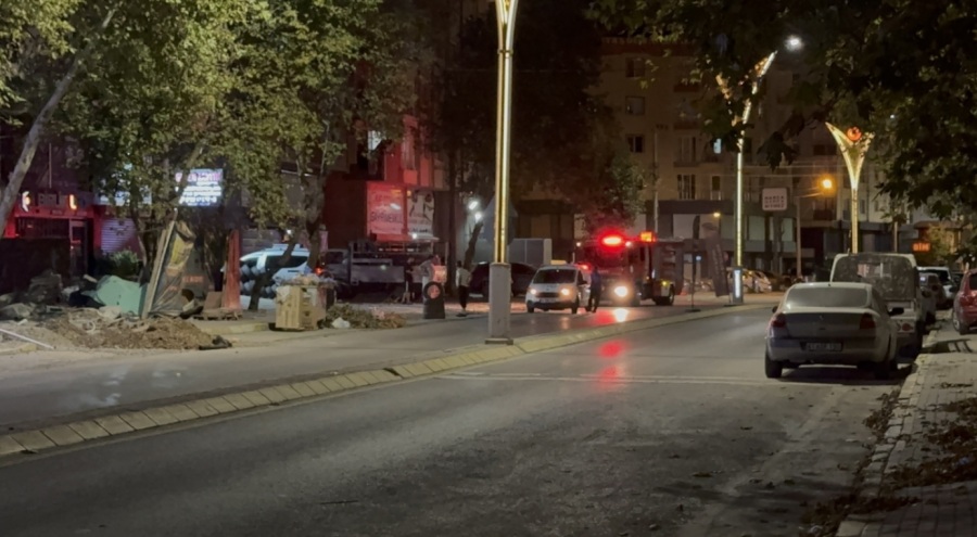 Kazı sırasında doğal gaz borusu delindi!