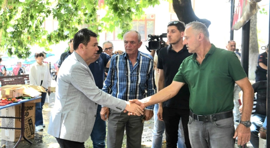 Osmangazi Belediye Başkanı Erkan Aydın yangın bölgesinde