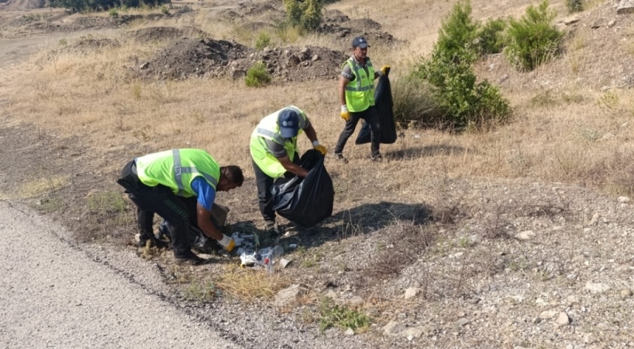 Bursa Büyükşehir'den yangın bölgelerinde çevre temizliği
